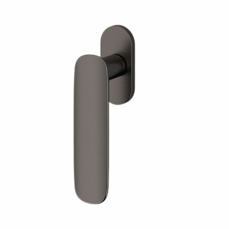 Maniglia martellina Dk Conca L Olivari per serramento, lunghezza quadro 7x42 mm, Ottone finitura SuperAntracite Satinato