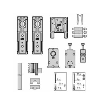 Kit tappi e accessori AGB Imago, spessore 78 mm, mano destra, colore grigio