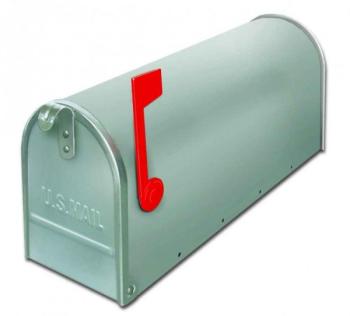 Cassetta postale Alubox serie TOPOLINO 32x48x17 cm in Lamiera zincata colore Argento