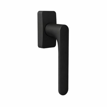 Martellina DK Mood One Q Colombo Design CC22DK per finestra, rosetta rettangolare 66x32 mm, Cromall finitura Nero