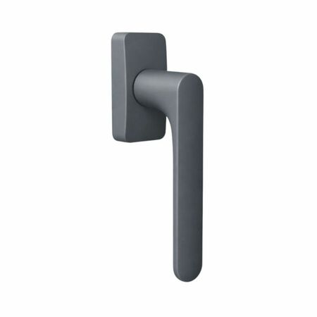 Martellina DK Mood One Q Colombo Design CC22DK per finestra, rosetta rettangolare 66x32 mm, Cromall finitura Titan