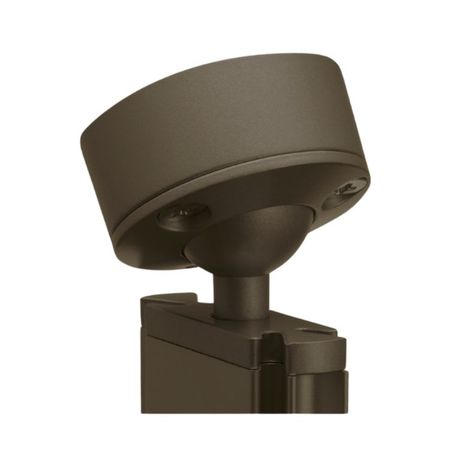 Staffa orientabile Slim 3530 Eureka per pareti attrezzate, inclinazione da 0-45 gradi, Alluminio Bronzo Anodizzato