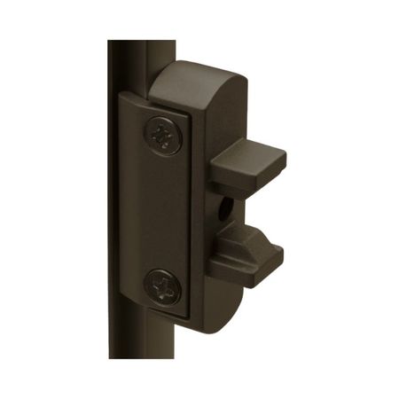 Supporto intermedio Slim 3532 Eureka per pareti attrezzate, dimensione 53x16 mm, Alluminio finitura Bronzo Anodizzato