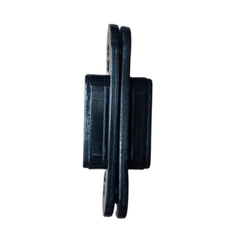 Coppia Cricchetti magnetici Xinnix per porta, ad incasso, dimensioni 82x22 mm, in Nylon, finitura Nero