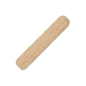 Tassello in legno di faggio zigrinato, dimensione Ø 8 x 35 mm