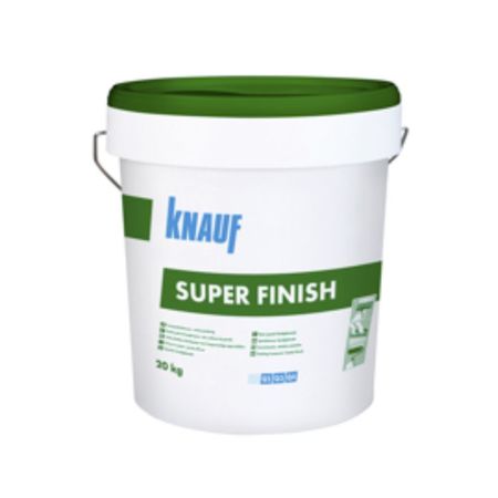 Stucco pronto Super Finish Knauf per finitura pareti cartongesso, in pasta, secchio 20 Kg