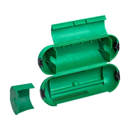 Scatola di protezione Brennenstuhl per allacciamenti elettrici a spina, protezione da acqua, dimensioni 75x205x75 mm, colore Verde