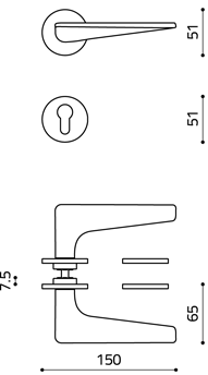 disegno tecnico twist M242RY8 superantracite