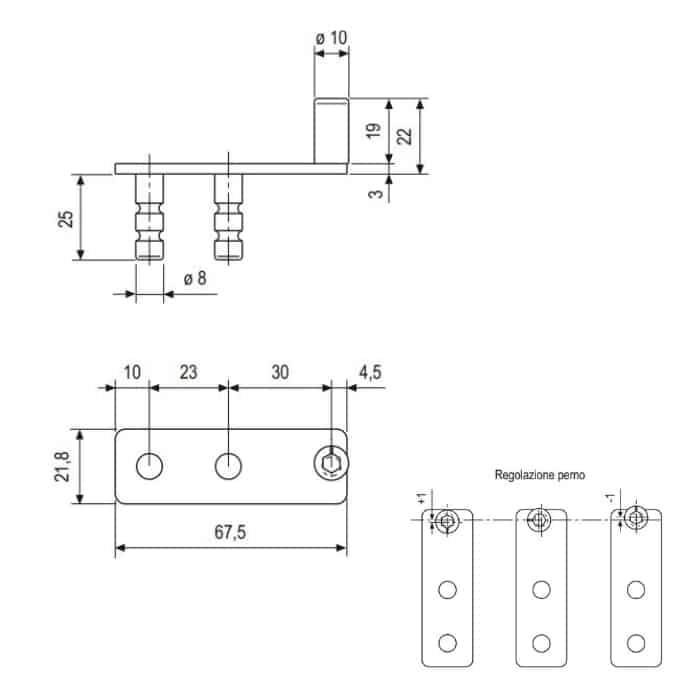 Miscelatore Cromato Doccia Incasso - Finitura Cromata - Con Leva Minimal Stile Easy Moderno 66515671