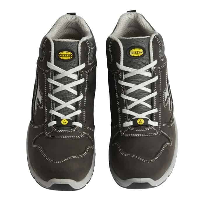 Scarpa antinfortunistica Diadora Run Mid S3 SRC ESD 701.175304, alta in  nubuck pull-up, numero 45, colore Grigio Castello 75068 | Tuttoferramenta