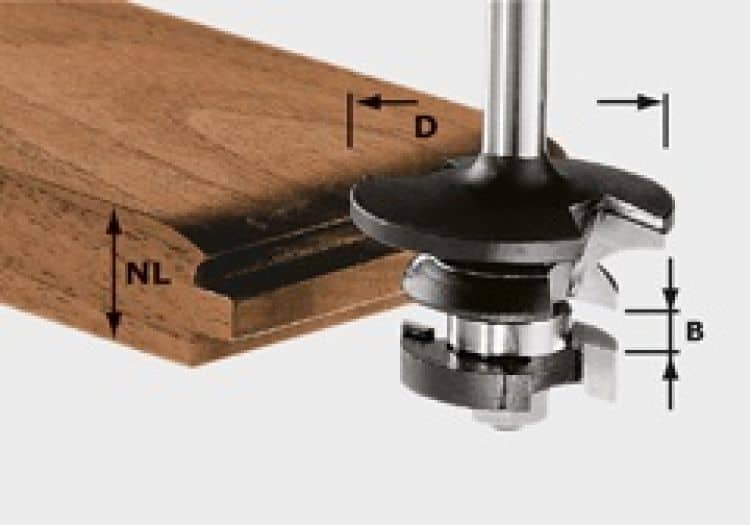 SERENEGALAXY Fresa per fresa per biscotti, gambo da 6,35 mm, fresa per fessure per biscotti, taglierina per legno, strumento per la lavorazione del legno