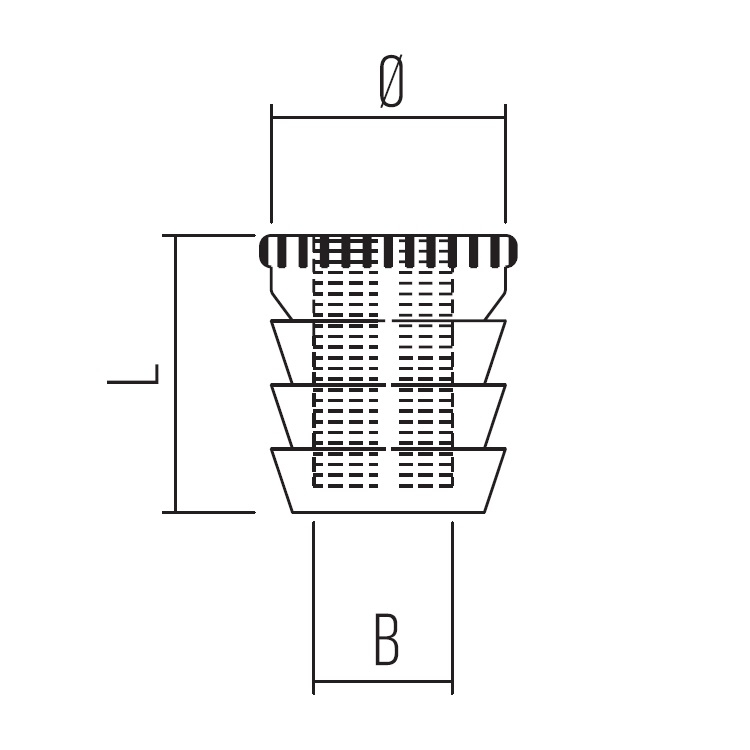 Barra in rame BM forata filettata M6 32x5x1000mm P25