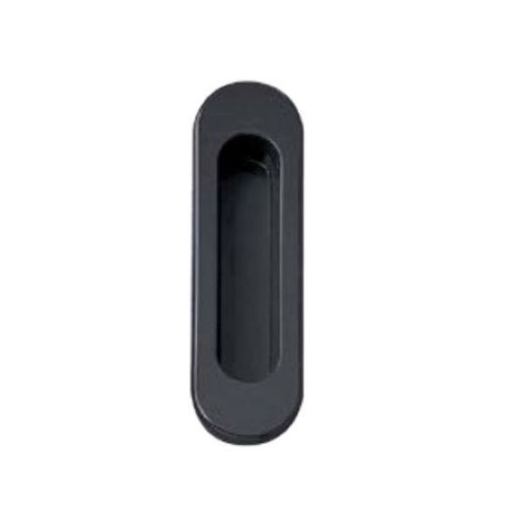 Maniglia Da Incasso In Nylon Per Porta Scorrevole Nautica - NEPIDOVS Nero 59x59 Mm Per Barche E Yacht (2 Pezzi Con Viti)