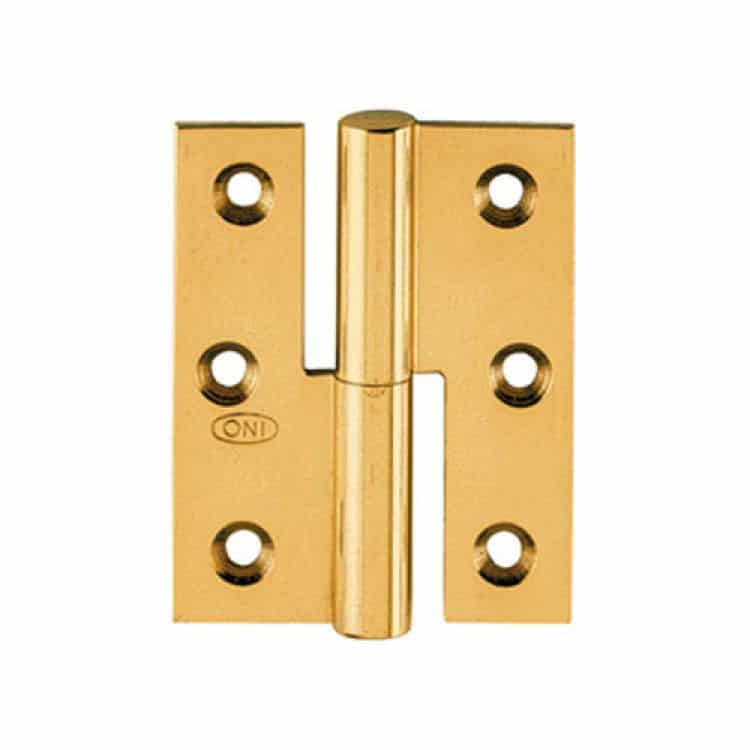 Cerniera in Ottone Paumelles apertura destra,