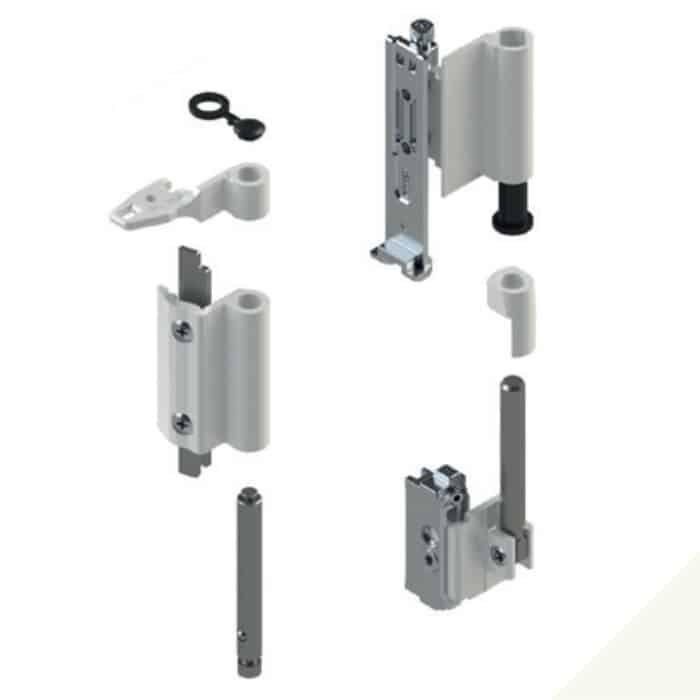 Kit Cerniere Superiore E Inferiore 04711 Giesse Per Anta Ribalta 