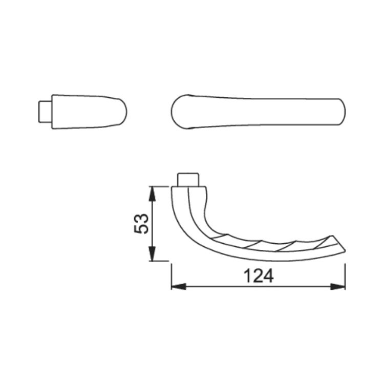 RICAM M00355D MANIGLIA APRIPORTA INTERNA ANTERIORE E POSTERIORE PER GETZ LATO DESTRO (LATO PASSEGGERO) DAL 2002/07 AL 2005/10