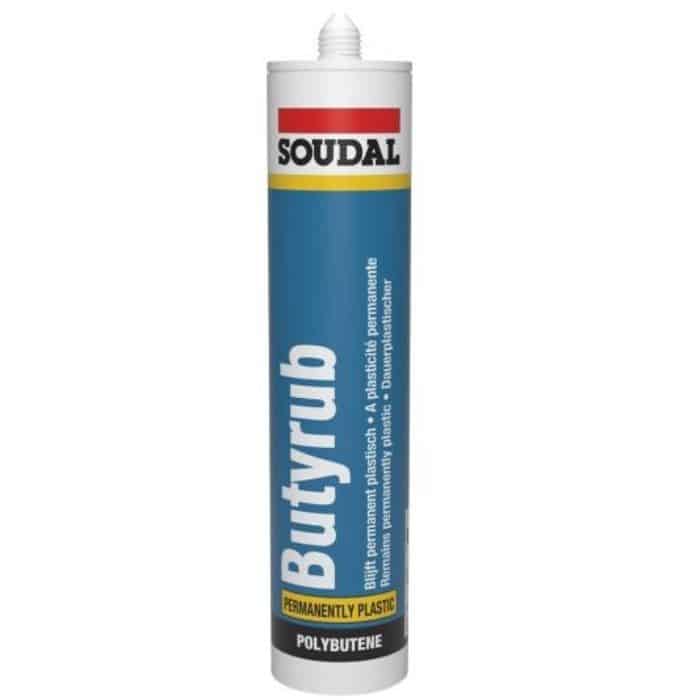 Soudal BUTYRUB Halbfassung Auf Polybutenbasis Mauerwerk Rahmen Mastix