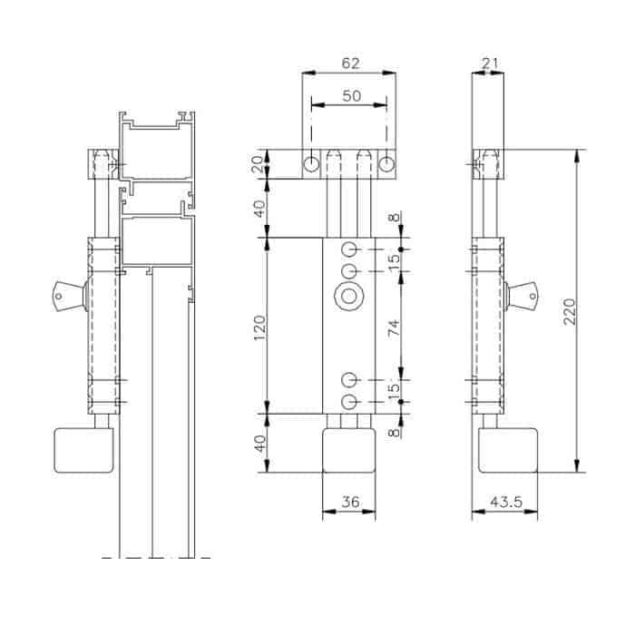 Tectake Lucidatrice con manopola girevole 1400W 3 | Leroy Merlin