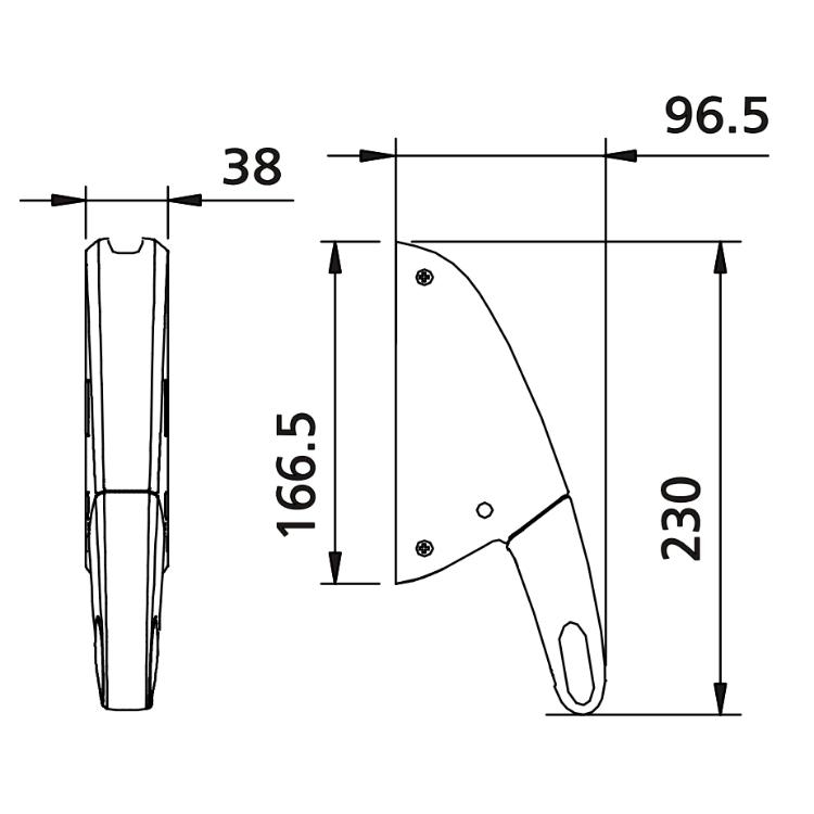 12 supporti per cuscinetti a sfera per tende: supporti sottili con