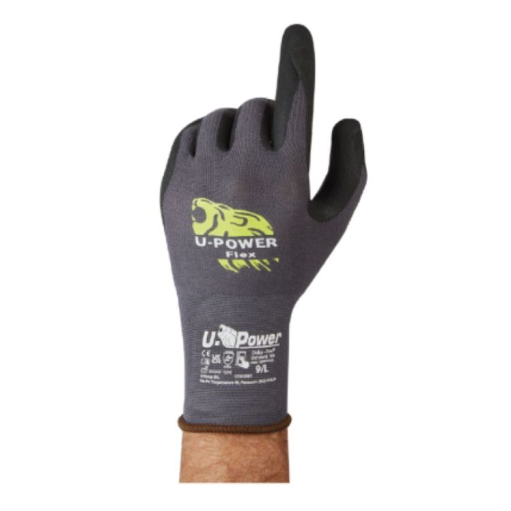 Guanti Da Lavoro In Nitrile Grigi Maurer – Taglia 8 – Fodera In Nylon, Confezione Da 12 Paia – Protezione Leggera - 3