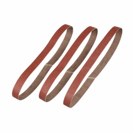 Set 3 nastri abrasivi Stanley per levigatrici a nastro, dimensione 13x457 mm, grana 40