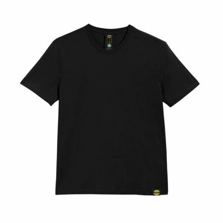 Polo Diadora Mc Atony Organic 176913 da lavoro, manica corta, in cotone, taglia L, colore Nero