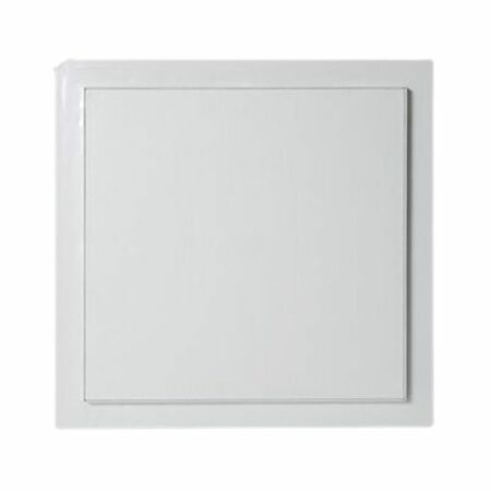 Botola di ispezione Ferox 3 Akifix da soffitto e parete, dimensioni 400x400x13 mm, materiale Abs