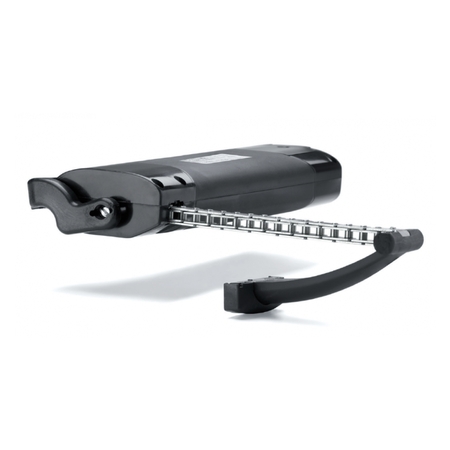 Attuatore a catena Smart 20 Comunello per finestra, corsa 180-380 mm, voltaggio 230 V, finitura Nero