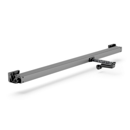 Attuatore a catena LIWIN L40 Slim Comunello per finestra, con sincronizzazione Wi-Fi, corsa 650-800 mm, voltaggio 230 V, finitura Grigio