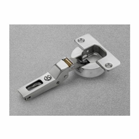Cerniera Silentia Plus Salice CNA7GE9 con sistema decelerante collo 9, 94° battuta con sormonto, da avvitare, per anta sagomata o spessa, finitura Nichelato