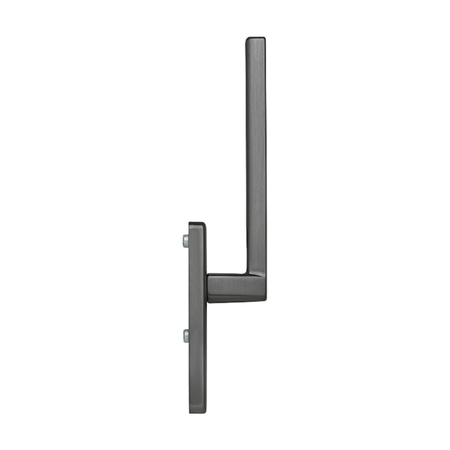 Maniglione singolo Bergamo Hoppe per alzante scorrevole, lato interno, Ottone finitura Antracite Satinato Resista F97-1-R