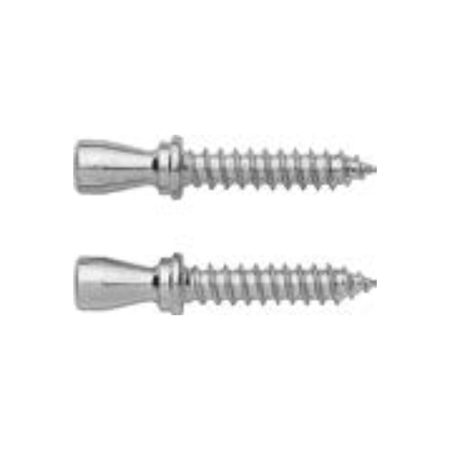 Set fissaggio AR9210-FP Hoppe per maniglione singolo Arrone diametro 19 mm, spessore porta maggiore di 35 mm, Acciaio finitura Inox Satinato