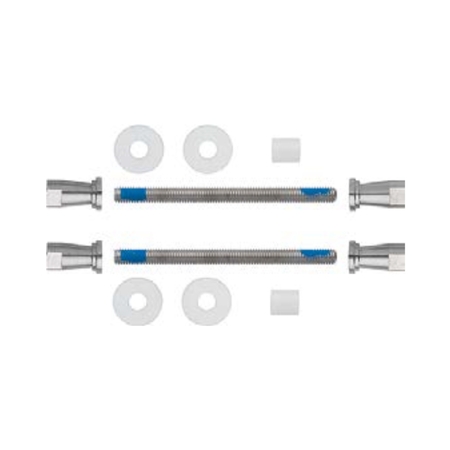 Set fissaggio AR9211-FP Hoppe per maniglioni a coppia Arrone diametro 19 mm, spessore porta 10-54 mm, Acciaio finitura Inox Satinato
