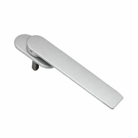 Martellina DK ribassata 3106 Karma Master per serramento, rosetta ovale 28x65 mm, Zama finitura Argento