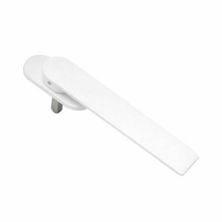 Martellina DK ribassata 3106 Karma Master per serramento, rosetta ovale 28x65 mm, Zama finitura Bianco RAL 9010