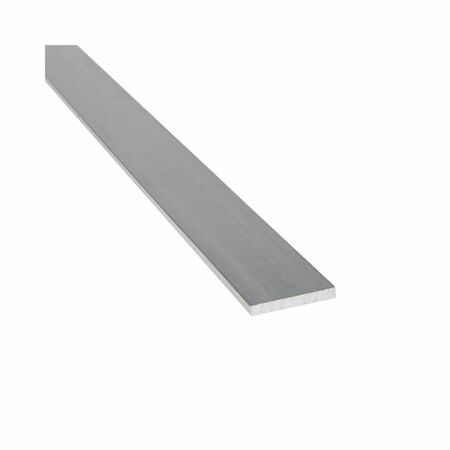 Profilo piatto MECC.AL, dimensione 30x2 mm, lunghezza 2000 mm, Alluminio finitura Argento Anodizzato