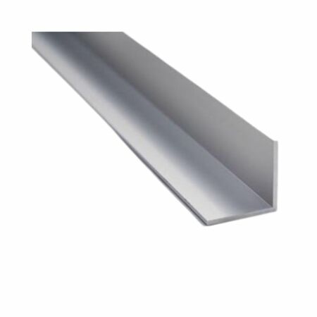 Profilo angolare MECC.AL, dimensione 20x20x1 mm, lunghezza 2000 mm, Alluminio finitura Argento Anodizzato