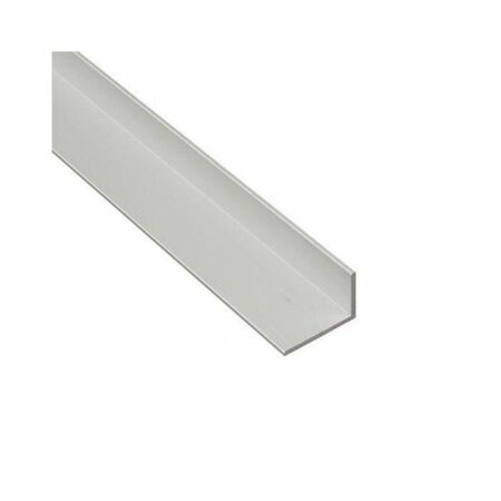 Profilo a L MECC.AL, dimensione 15x10x1 mm, lunghezza 2000 mm, Alluminio finitura Argento Anodizzato