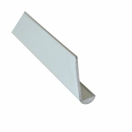Profilo unghietta MECC.AL, dimensione 22x1 mm, lunghezza 2000 mm, Alluminio finitura Argento Anodizzato