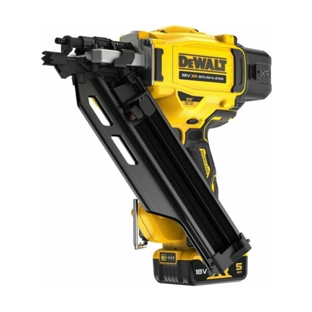 Chiodatrice 18V XR DCN930P2-QW Dewalt per fissaggio, chiodo testa a D 33 gradi, kit batterie 5 Ah