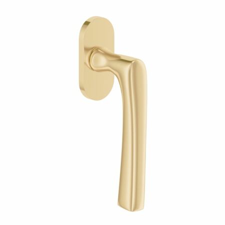 Maniglia per finestra DK serie Crocetta Le Fabric Contemporary, Ottone finitura Naturale