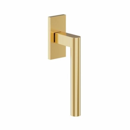Maniglia per finestra DK serie Mini Le Fabric Contemporary, in Ottone, finitura Naturale