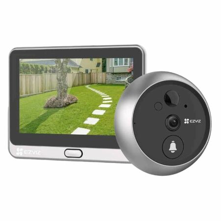 Spioncino DP2 2K EZVIZ videospioncino Smart WIFI, per porta ingresso, video risoluzione 2 K , display interno 4,3