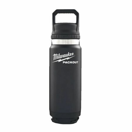 Borraccia Packout Milwaukee, isolamento termico doppia parete, capienza 532 ml, Acciaio Inox 18/8 colore Nero