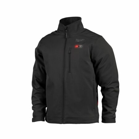 Giacca termica M12 HJ BL5-0 Milwaukee da lavoro, 3 livelli di calore, taglia M, materiale ToughShell, colore Nero