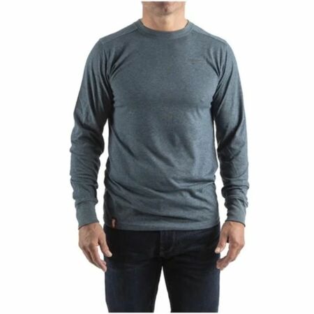 T-shirt Hybrid Milwaukee da lavoro leggera, manica lunga, taglia M, Cotone e Poliestere colore Blue