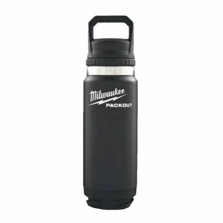 Borraccia Packout Milwaukee, isolamento termico doppia parete, capienza 710 ml, Acciaio Inox 18/8 colore Nero