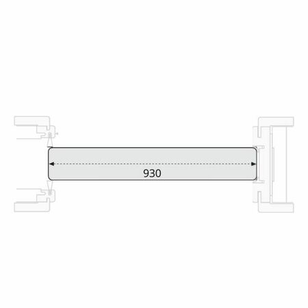Pannello modello Sofi Door-Xe per porta scorrevole, dimensione 900x2100 mm, Laminatino TSS finitura Bianco Opaco