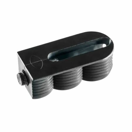 Confezione 500 giunzioni Cabineo 8 Lamello per armadio, per pannelli 12-16 mm, dimensioni 33,8x10,8x16,5 mm, finitura Nero
