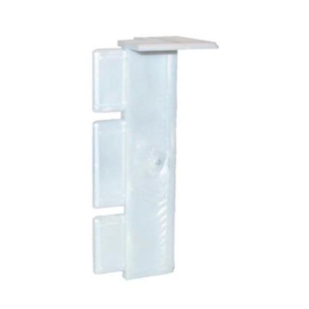 Angolo esterno modello Light 60-80 Ags System per battiscopa filomuro, materiale Alluminio